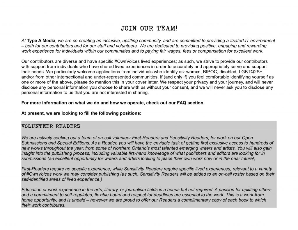 Visual Version of JOIN OUR TEAM PDF - pg. 1